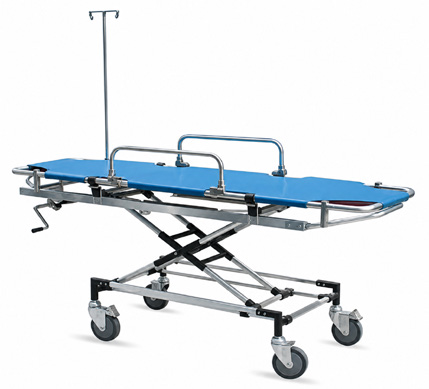 Chariot brancard de transfert patient