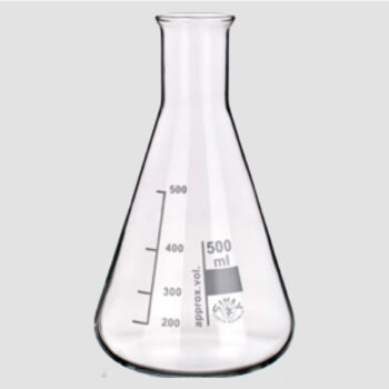 Erlenmeyer en verre